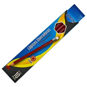 Lápiz Checador Rojo Carmín c/10 pzas.