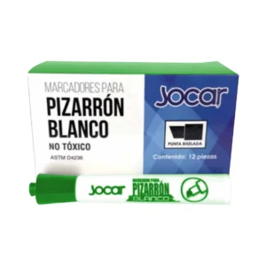 Marcador de Pizarra Blanca Verde Caja c/12 pzas. Personalizado con tu marca