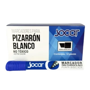 Marcador de Pizarra Blanca 12 pzas. Tinta Líquida Azul Personalizado con tu marca