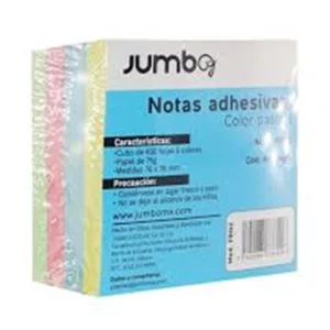 Block de Notas 400 Hojas de 3x3, 4 Colores Pastel