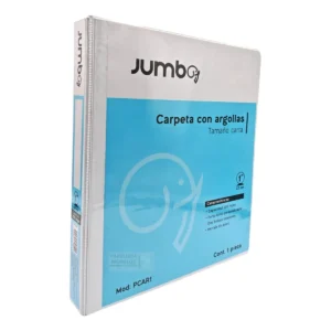 Carpeta Blanca Arillo en "O"