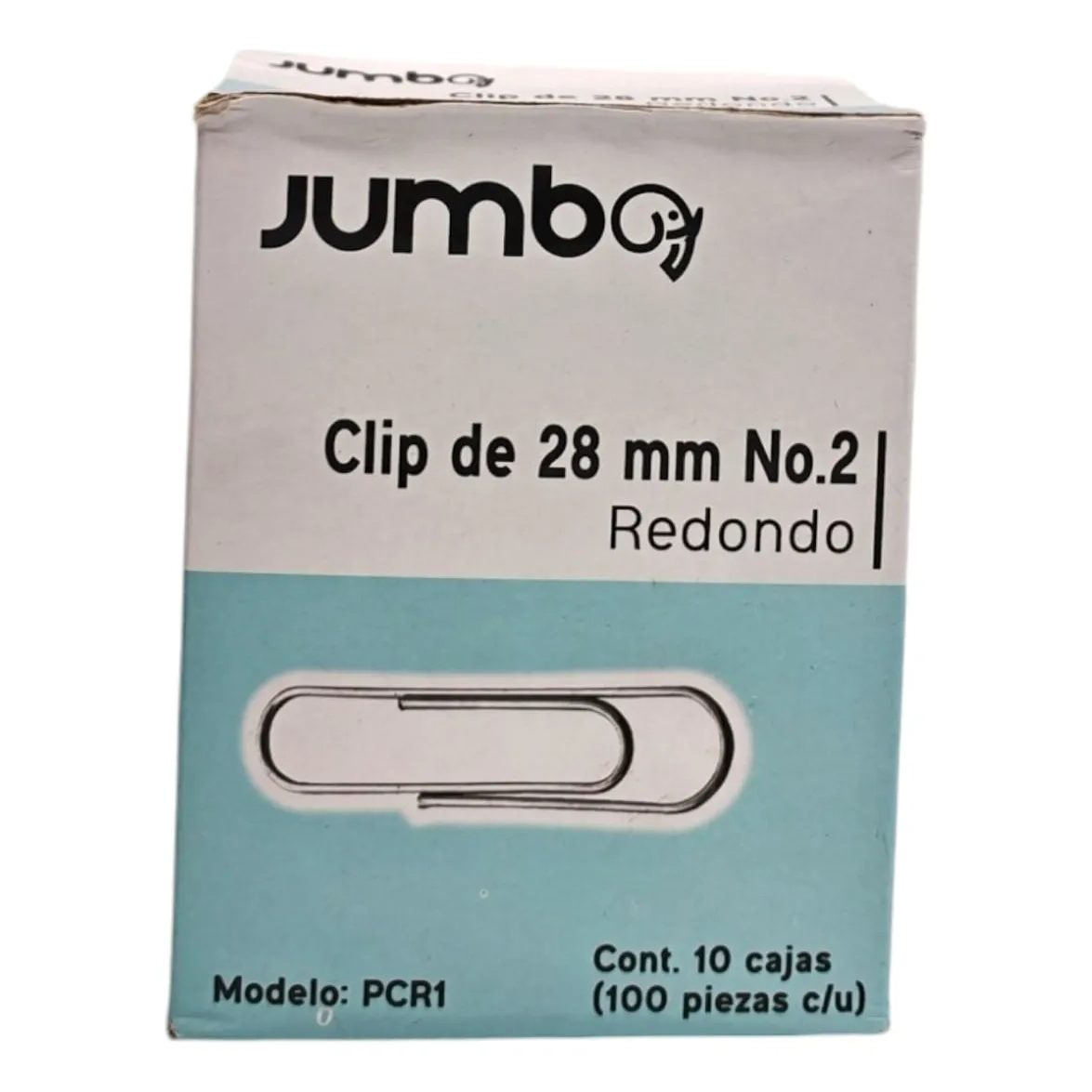 Clip Redondo Caja con 100