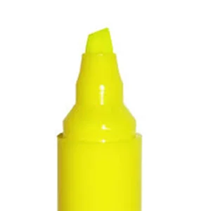 Resaltador Amarillo Caja Transparente c/12 pzas.